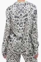 TATTOO PAJAMA LS SHIRTS WHITE BLACK