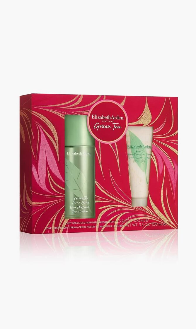 Green Tea Scent Spray And Honey Drops Holiday Gift Set