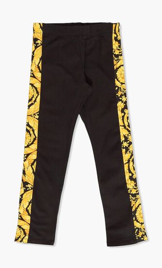 Barocco Print Cotton Leggings