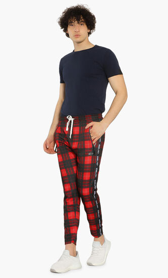 Checkered Track Pants