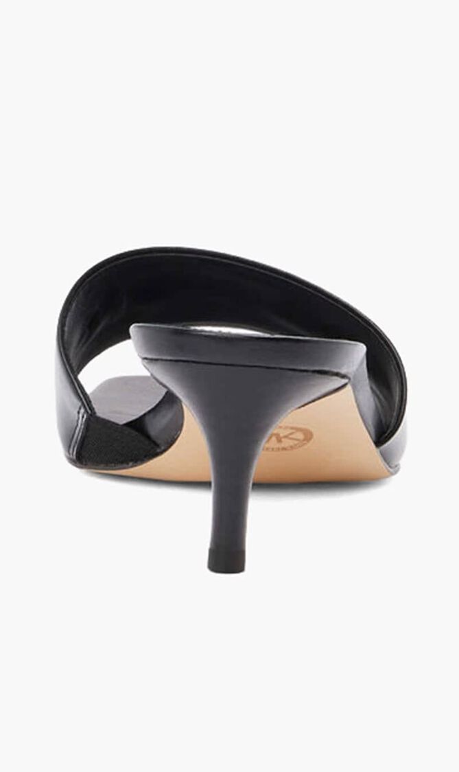 Rebecca Leather Kitten Heel Sandal