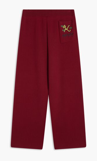 CREST LOGO FLARE PANTS