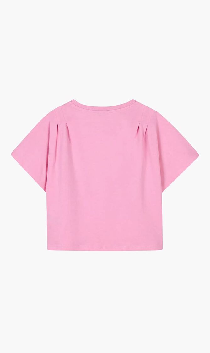 Graphic Logo Print Cropped T-shirt