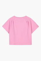 Graphic Logo Print Cropped T-shirt