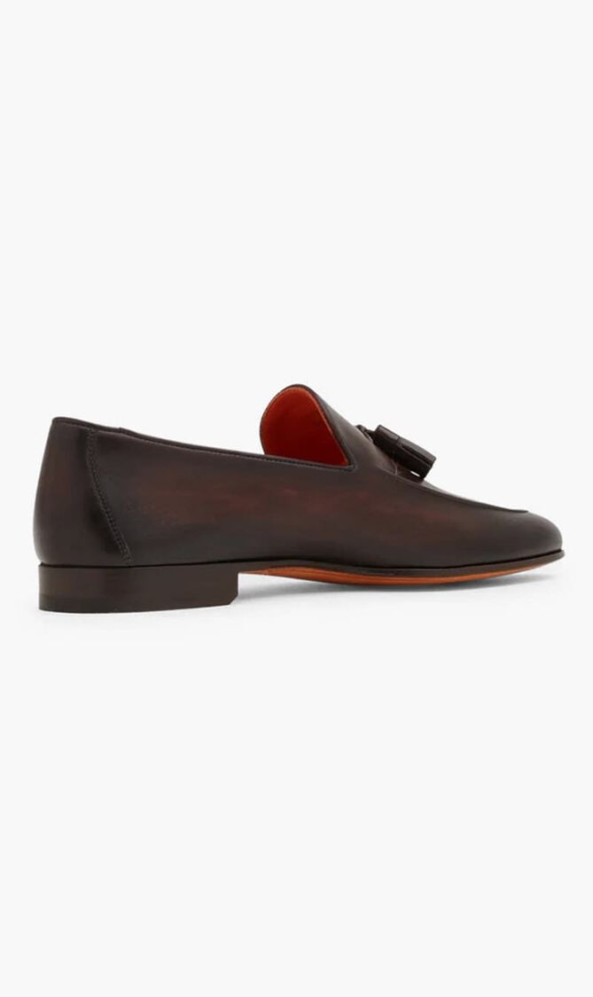 Leather Tassel Loafers