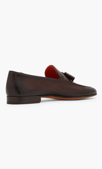 Leather Tassel Loafers