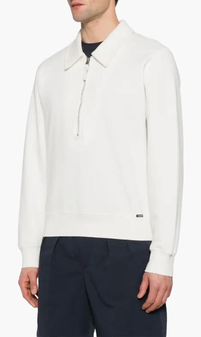 Sweatshirt with Zipper