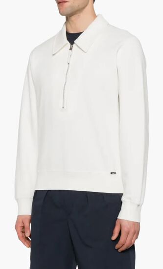 Sweatshirt with Zipper