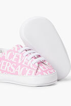 SNEAKER FABRIC+LAMB LEATHER