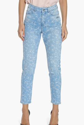 Orchid Printed GF Jeans
