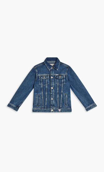 DENIM JACKET_MINIME - ECO GLACIER RG INDACO
