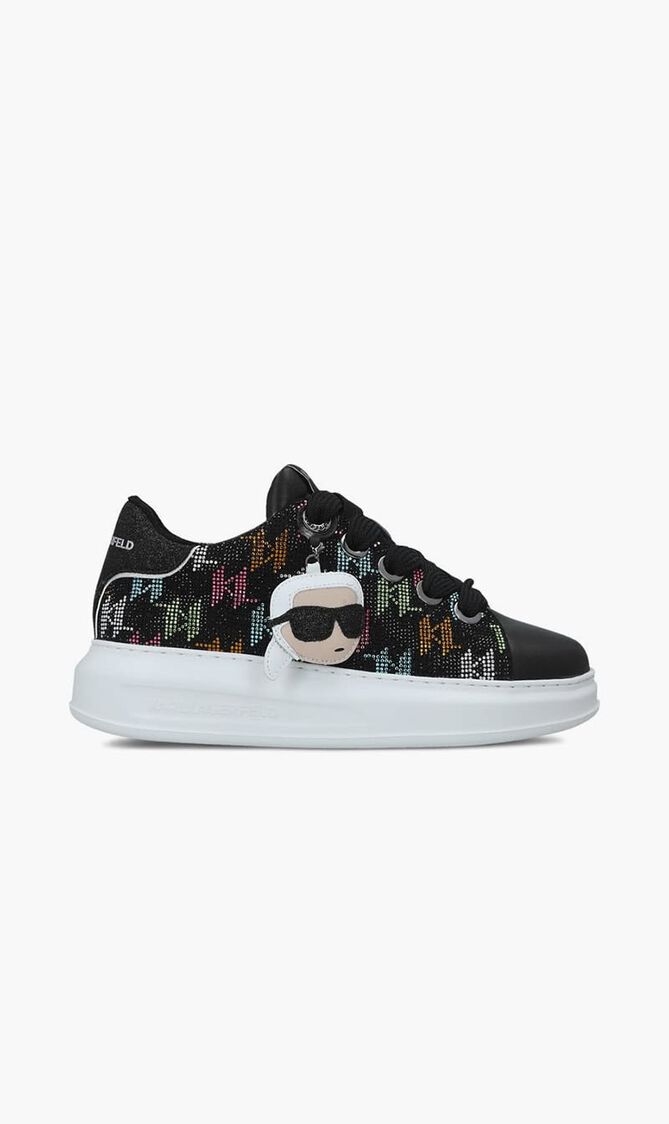 KAPRI NFT PENDANT R'STONES BLACK GLITTER WMULTI WOM BLACK GLITTER WMULTI