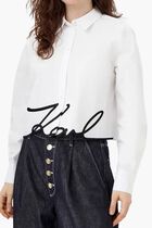 Cropped Signature Shirt