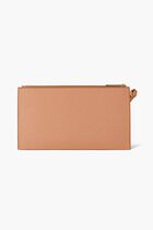 Jet Set Large Studded Pebbled Leather Wristlet