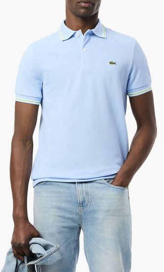 Regular Fit Trim Accent Polo Shirt