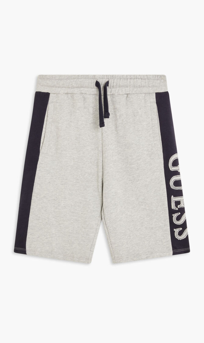ACTIVE SHORTS W LOG - IC2 FRENCH TERRY 290GSM