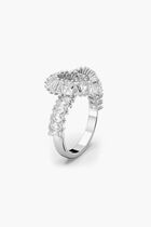 SJC MATRIX RING HRT WOVEN WHI/RHS 60 MM