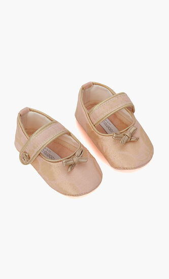 Jacquard Mary Jane Pre-Walker Shoes