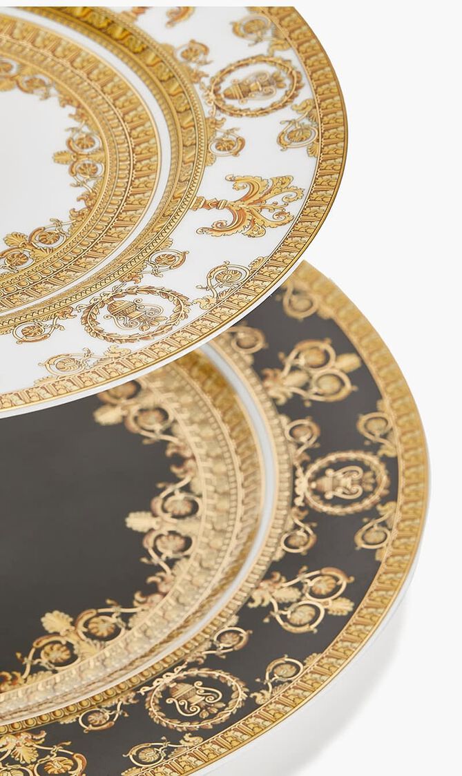 I Love Baroque Etagere Cake Stand 2 Tier Black