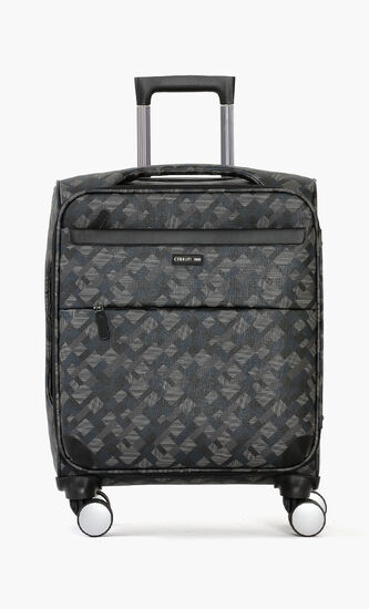 Stars Printed Spinner Suitcase