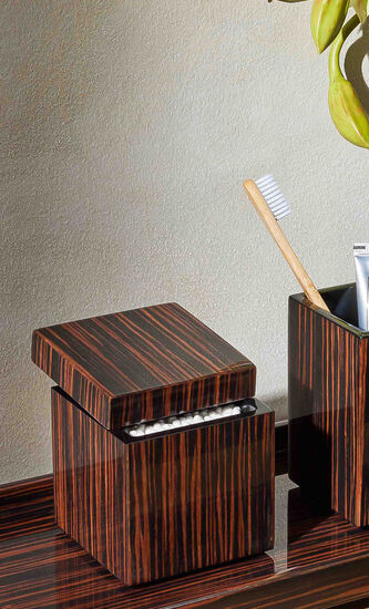 Macassar Ebony Cube Box