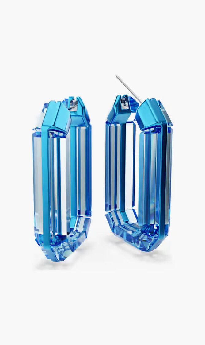 Lucent Octagon Hoop Earrings