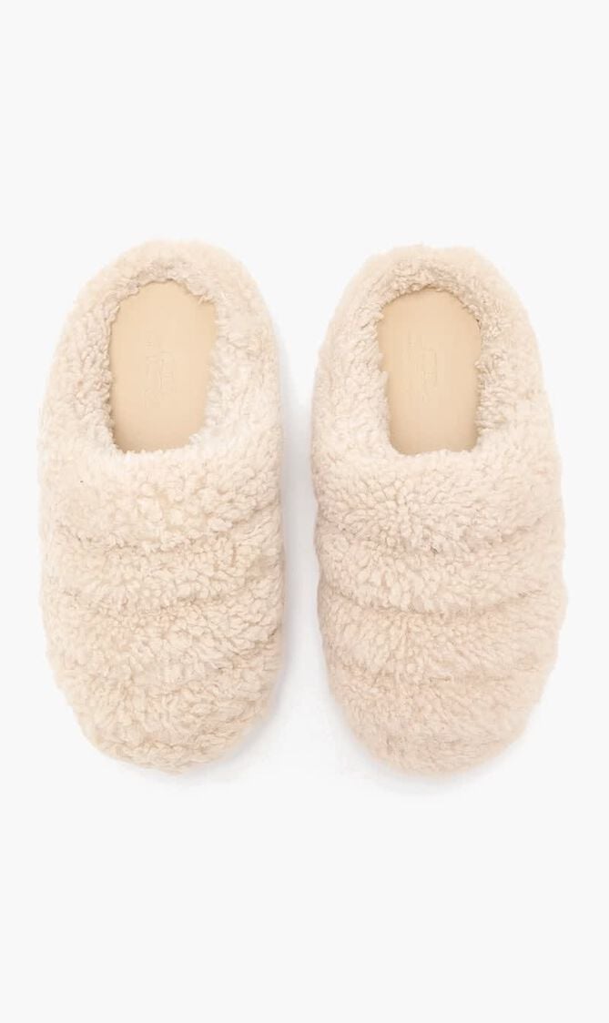 SNAIL SHEARLING MULE