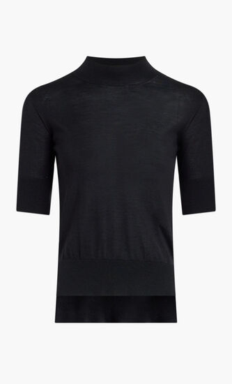 SWEATER CN SS SUPERFINE CASHMEREMERINOSILK