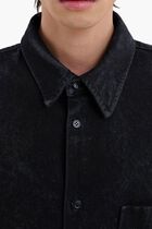 Marble Denim Oversized Shirt