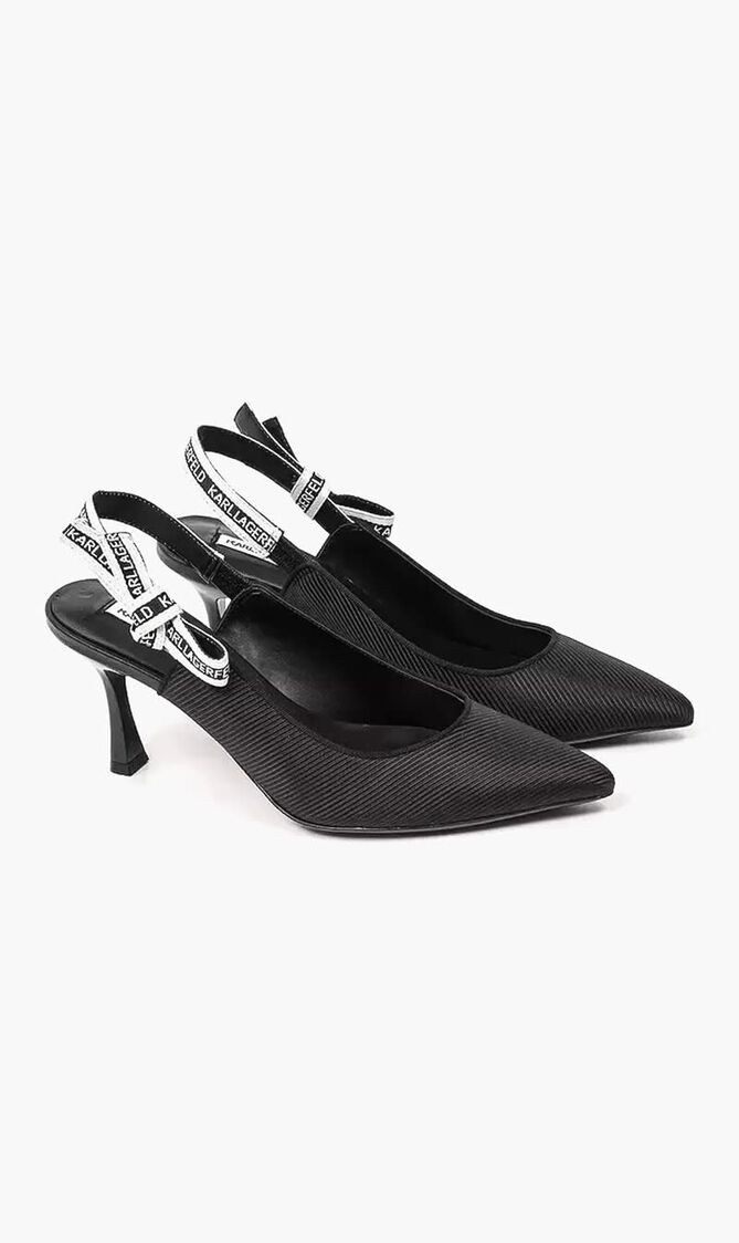 Sienna Ribbon Leather Slingbacks