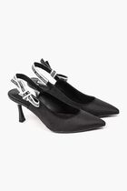 Sienna Ribbon Leather Slingbacks