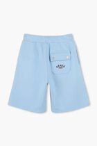 Kids Boys Blue Tiger Logo Shorts