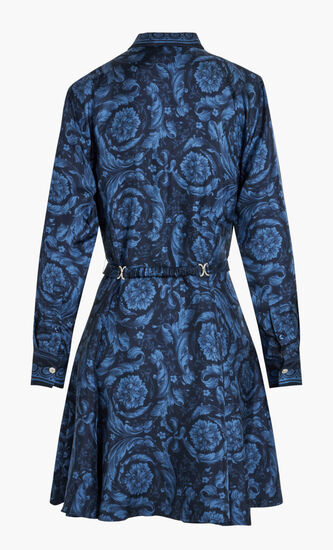 DRESS SILK TWILL FABRIC BAROCCO PRINT