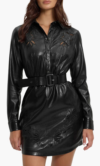 Gabrielle Embroidered Mini Dress