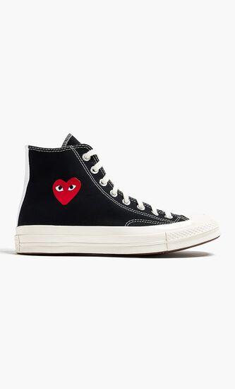 Small Red Heart Hi Top Shoes