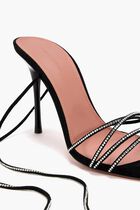 LORI CRYSTAL LACE UP 95 MM ROUNDED HEEL