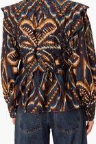 Ikat Matelasse Blouse