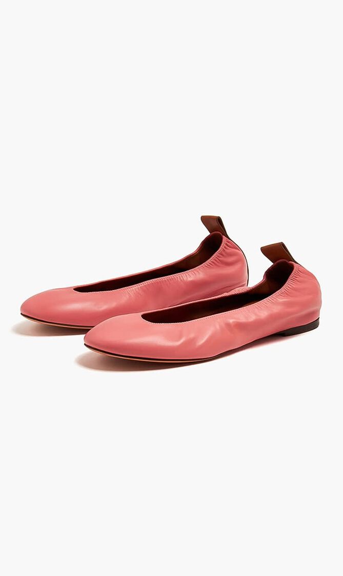 Leather Ballerina Flats
