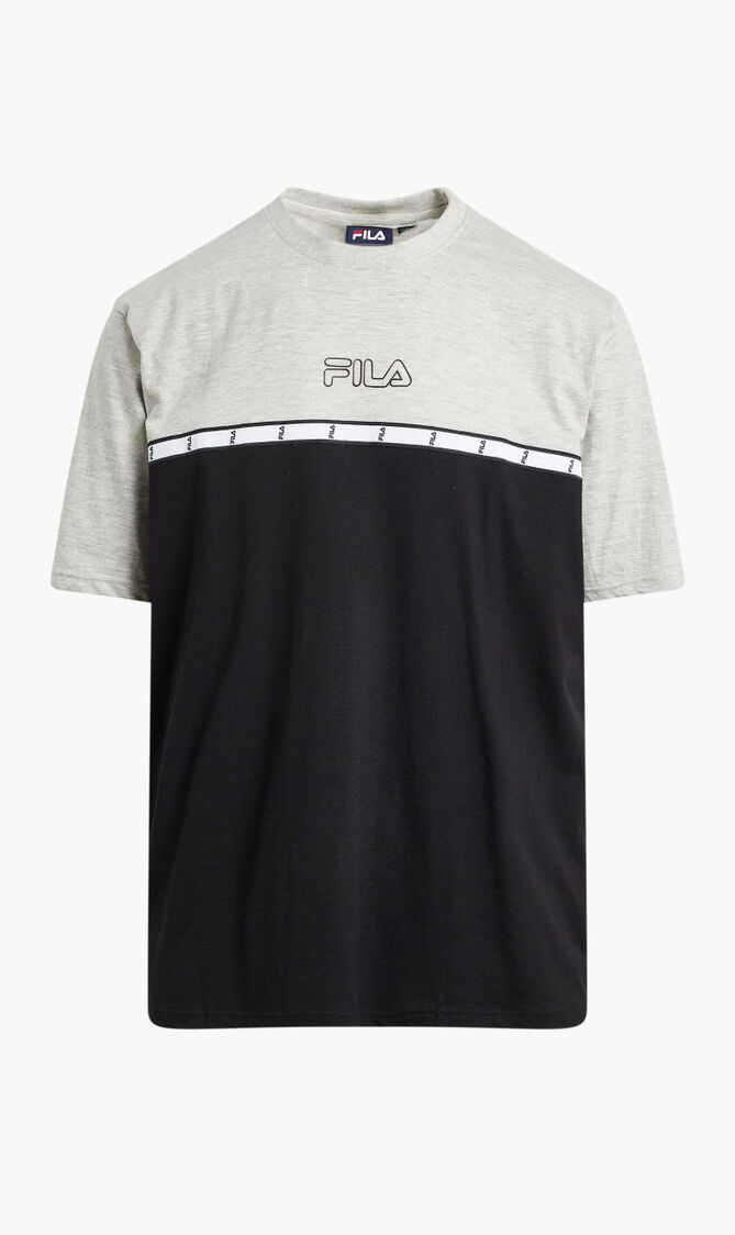 COLOUR BLOCK TAPE TEE HIGH BUILD PRINT