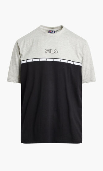 COLOUR BLOCK TAPE TEE HIGH BUILD PRINT