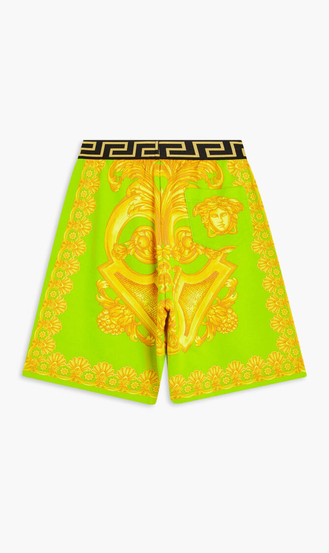 JB SHORTS JERSEY AO LIME BAROCCO