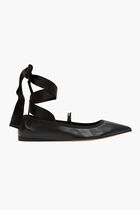 Ankle Ribbon Ballet Flats