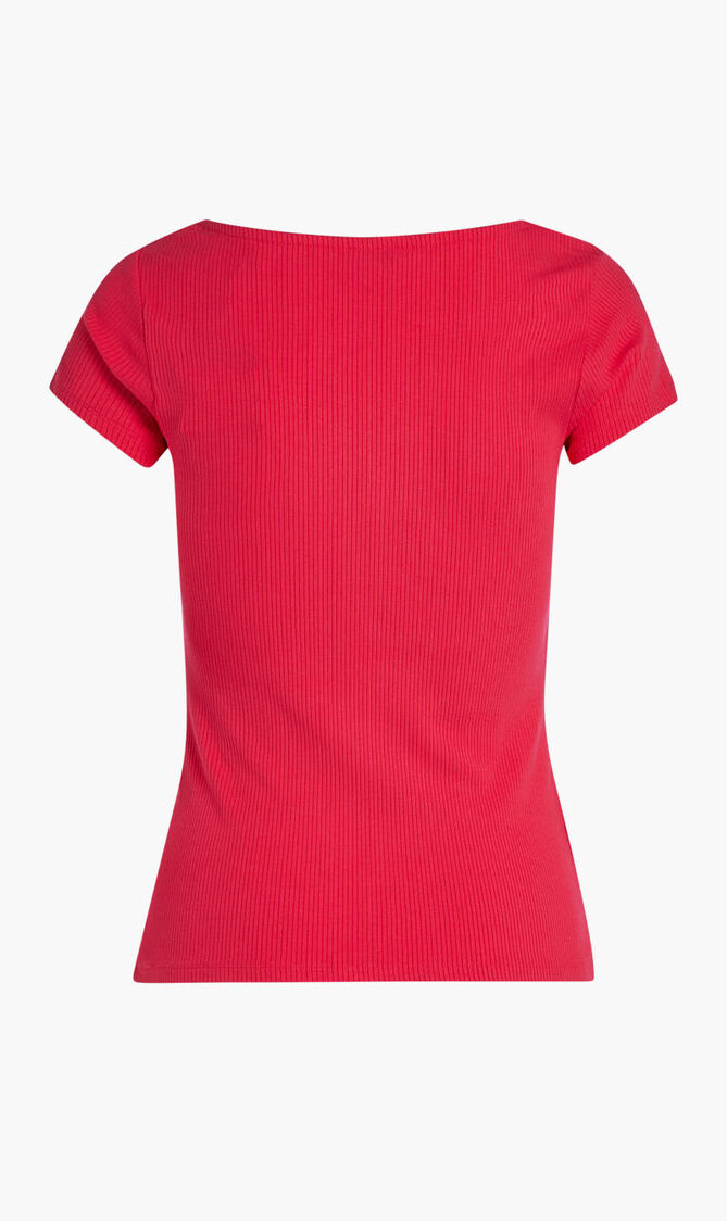 Karlee Jewel Button Henley T-shirt