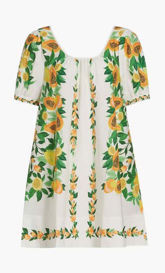 Salad Scarf Mini Dress