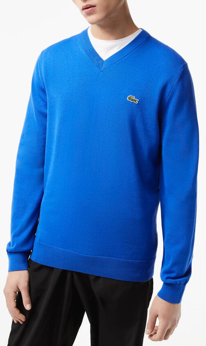 V Neck Organic Cotton Sweater