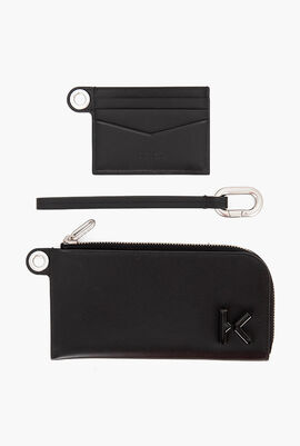 Zipped Wallet with Wrist Strap