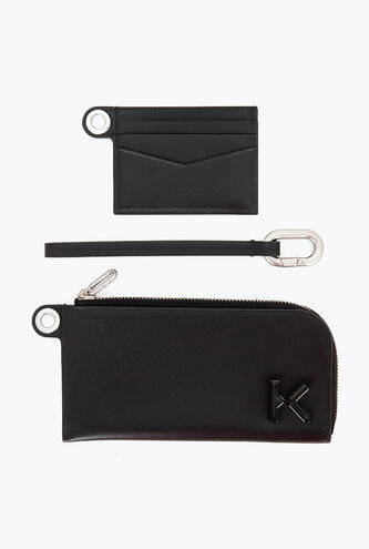Zipped Wallet with Wrist Strap