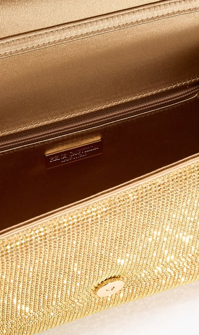 Gold Satinc.Met.Sunshine Strass