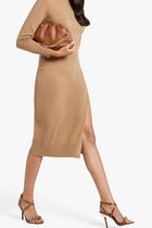 Wool Blend Turtleneck Dress