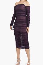 Sheer Maya Midi Dress